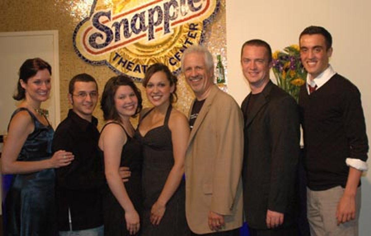 Robyn Hussa (Co-Director/Normal In Schools Creator), Hani Al-Dahshan, Sara Zientek, Jessie Liederbach, Eric Christiansen (Co-Director), Tom Reifenberg (Musical Director) and Robert Postonik at 