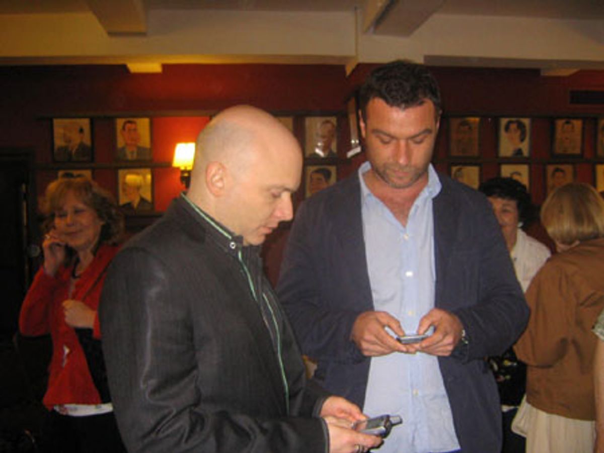 Michael Cerveris and Liev Schreiber at 