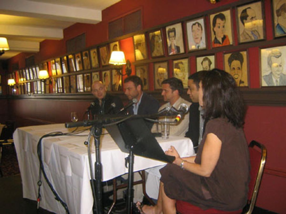 Michael Cerveris, Liev Schreiber, RaÃºl Esparza, Harry Lennix and Elyse Gardner at 