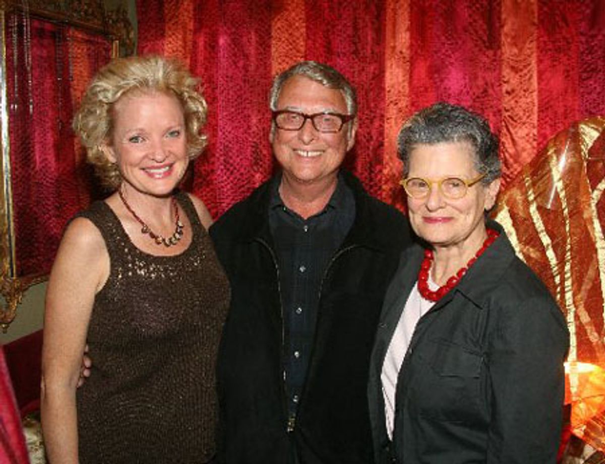 Christine Ebersole, Mike Nichols and Mary Louise Wilson at 