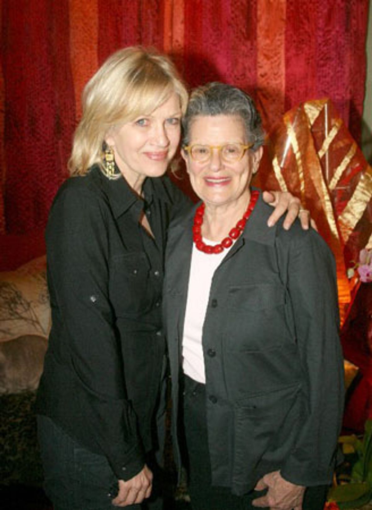 Diane Sawyer and Mary Louise Wilson at 