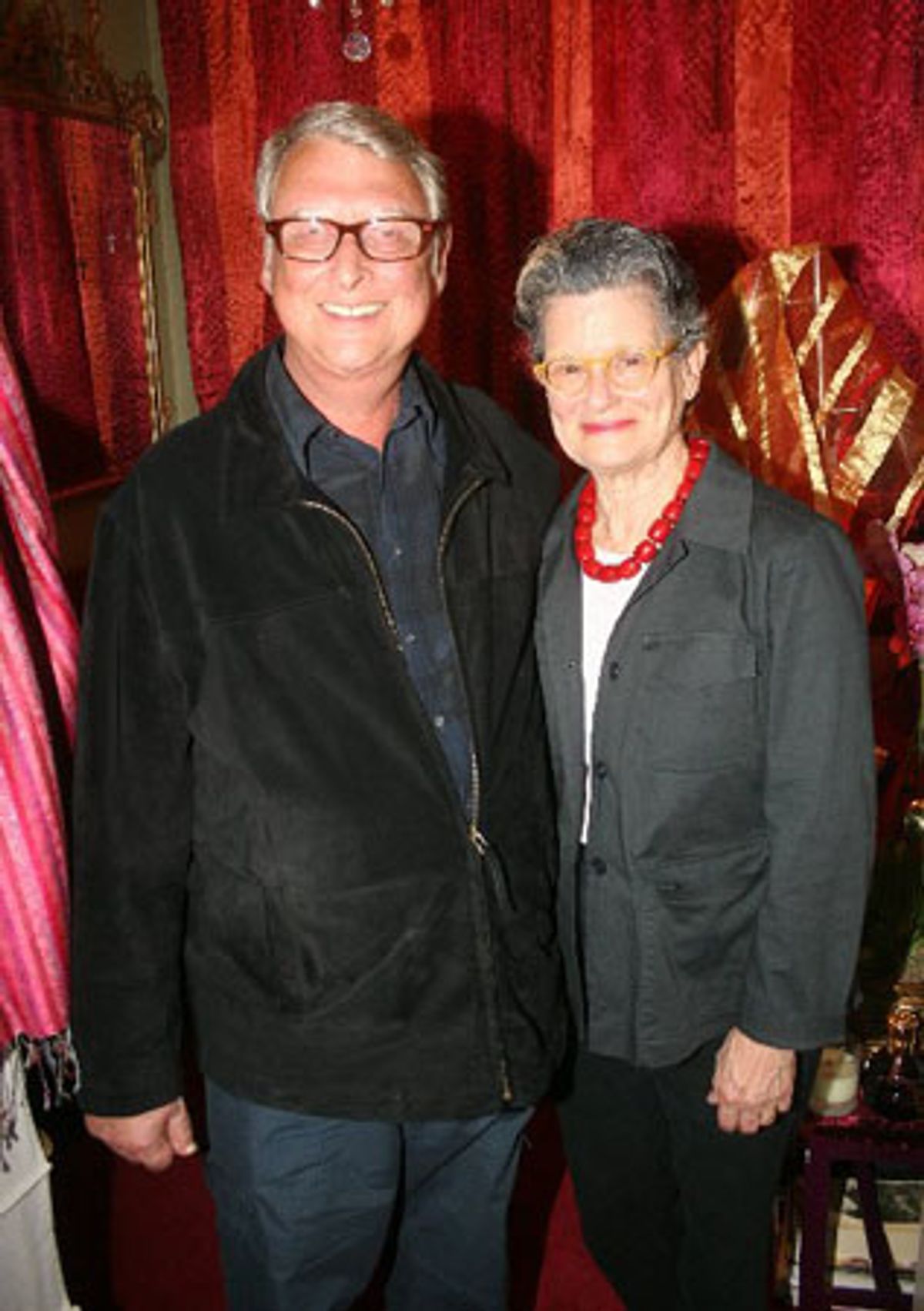 Mike Nichols (who directed Wilson in Neil Simon's Fools several years ago) and Mary Louise Wilson at 