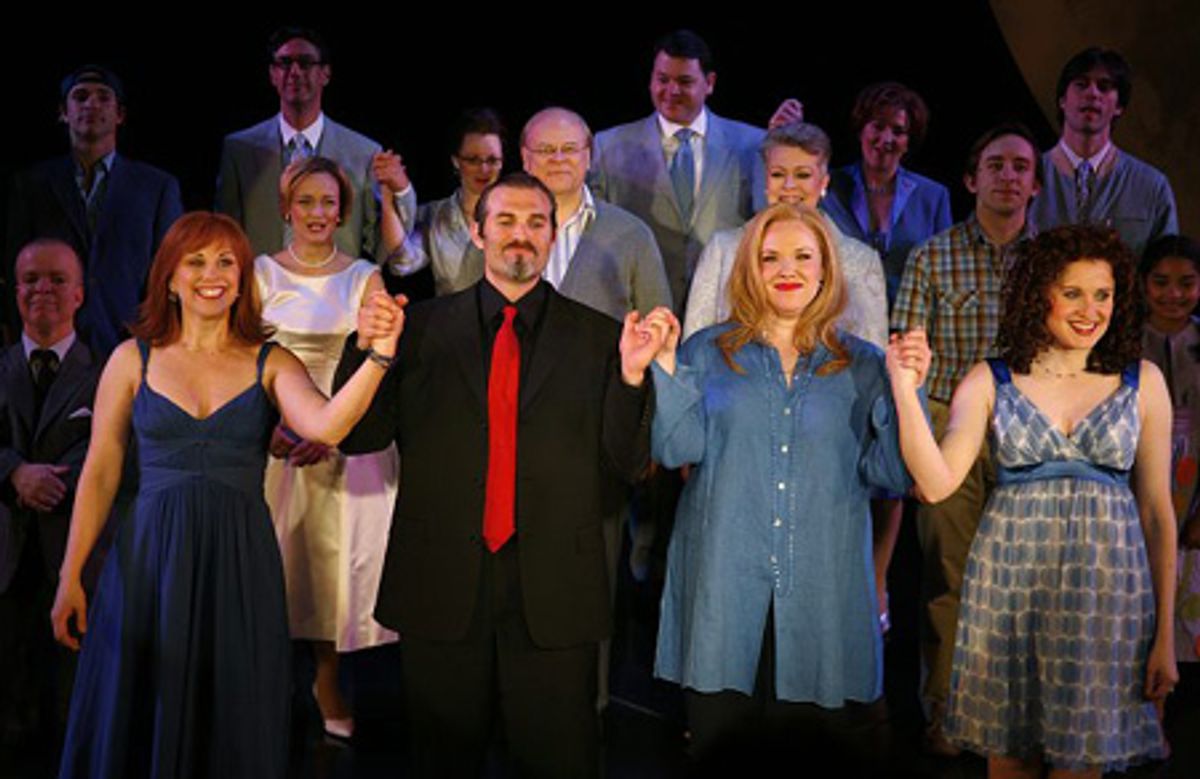 Jacquelyn Piro Donovan, Marc Kudisch, Emily Skinner, Christiane Noll and cast at 