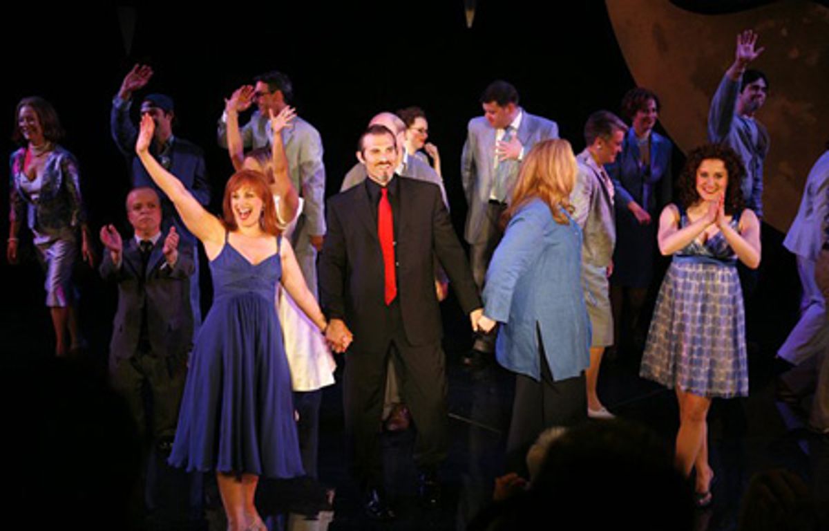 Jacquelyn Piro Donovan, Marc Kudisch, Emily Skinner, Christiane Noll and cast at 