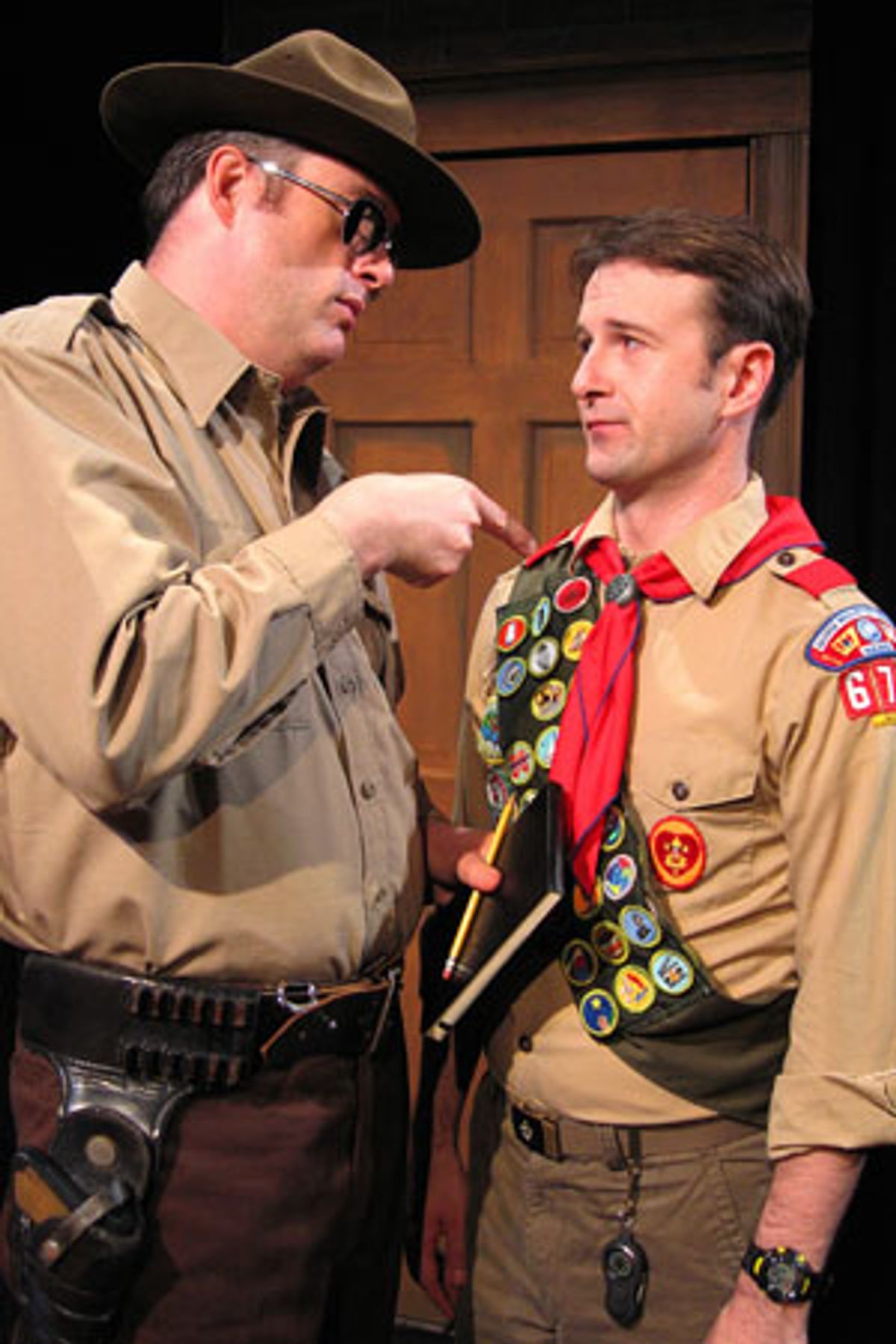 Darrell James as Officer McCurdy and Greg McFadden as Roy at 