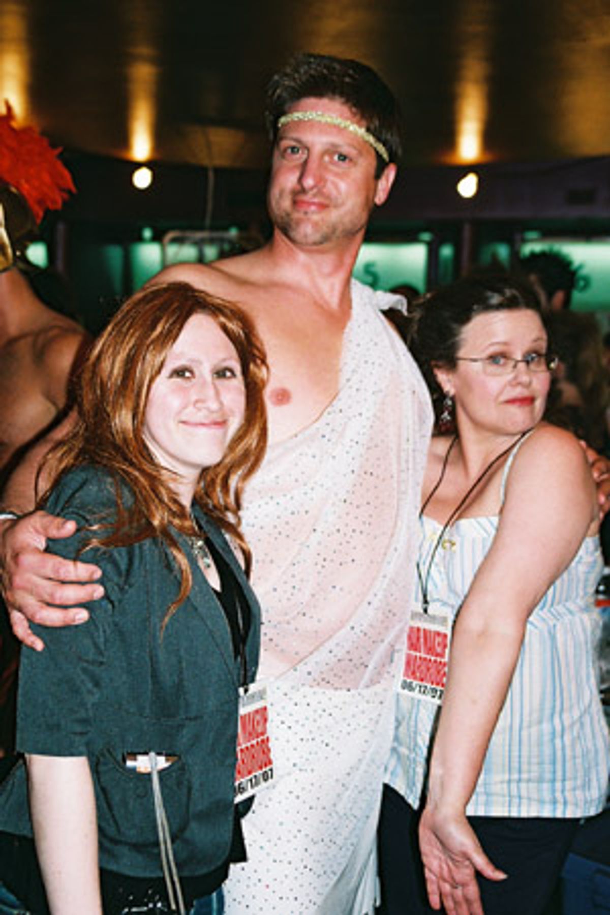 Dara Fargotstein, Christopher Sieber and Robin McGee at 