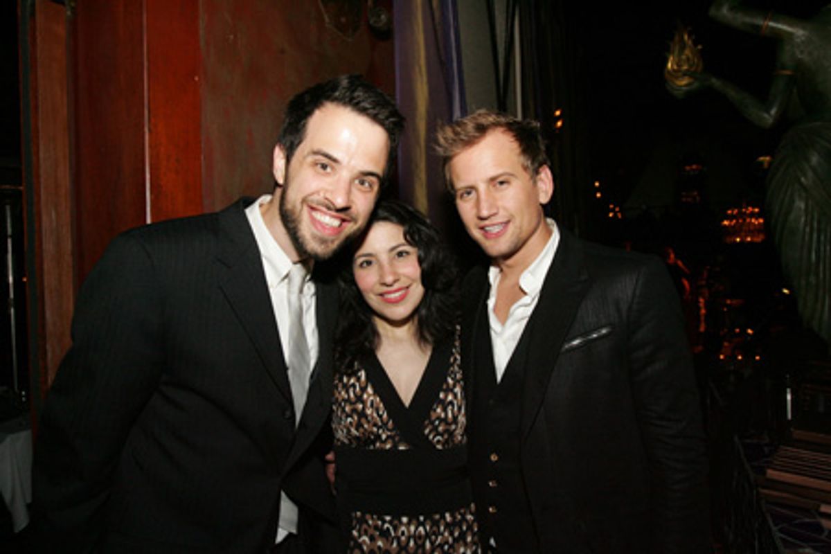 Ben Toth, Julie Garnye and Chris Isaacson at 