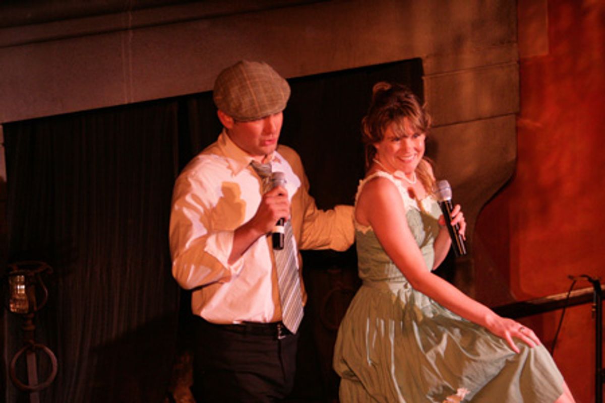 Chad Kimball and Jennifer Hall at 