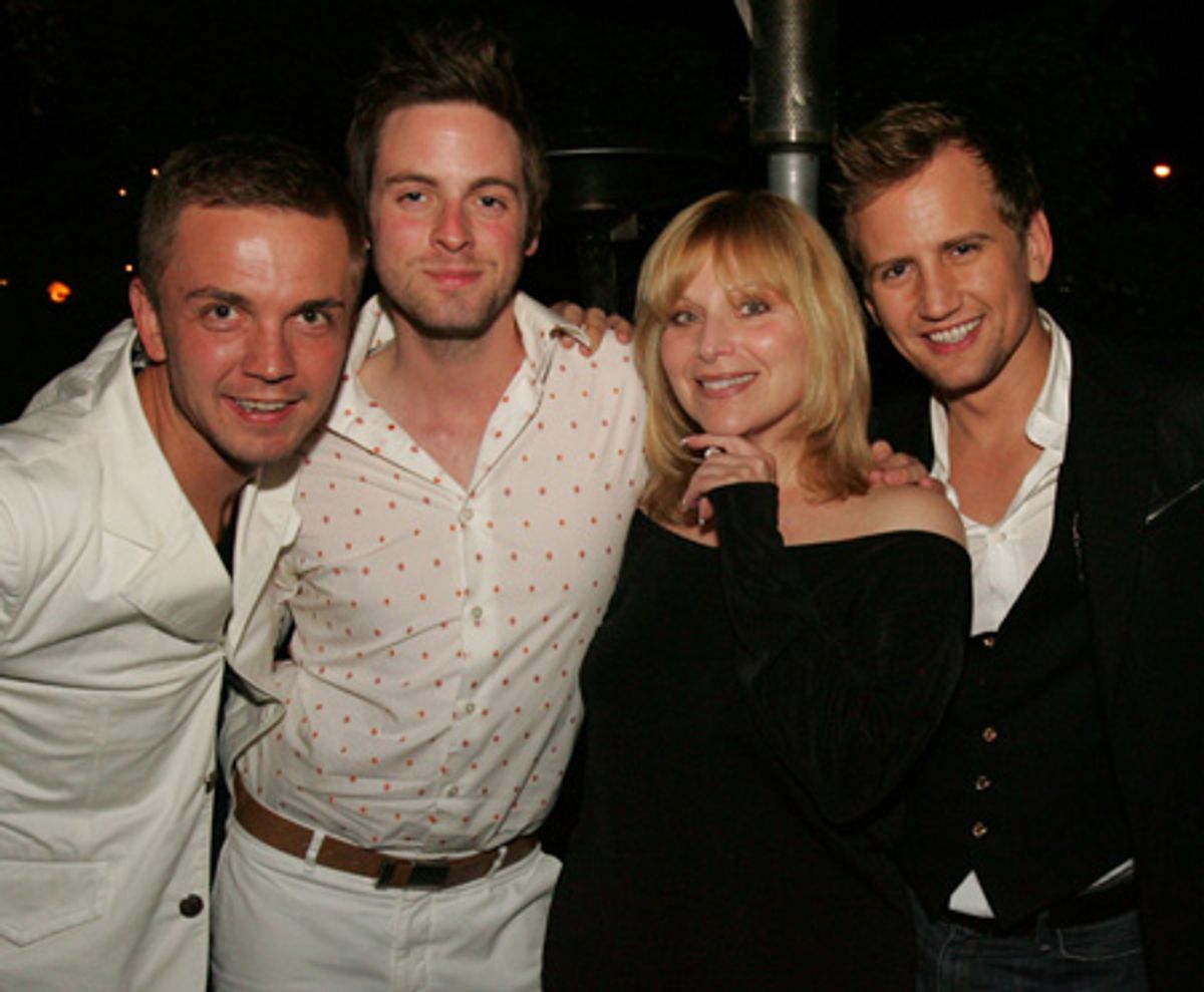 Shane Scheel, Trapper Felides, Roslyn Kind and Chris Isaacson at 