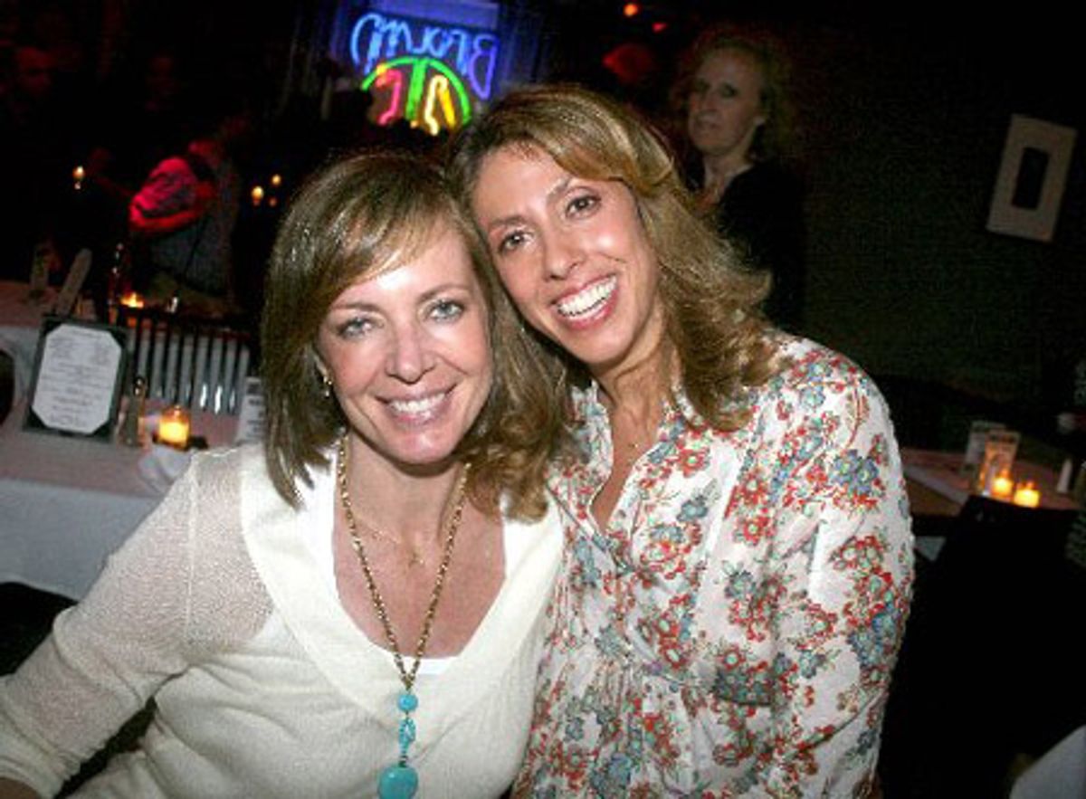 Allison Janney and Amanda Green at 