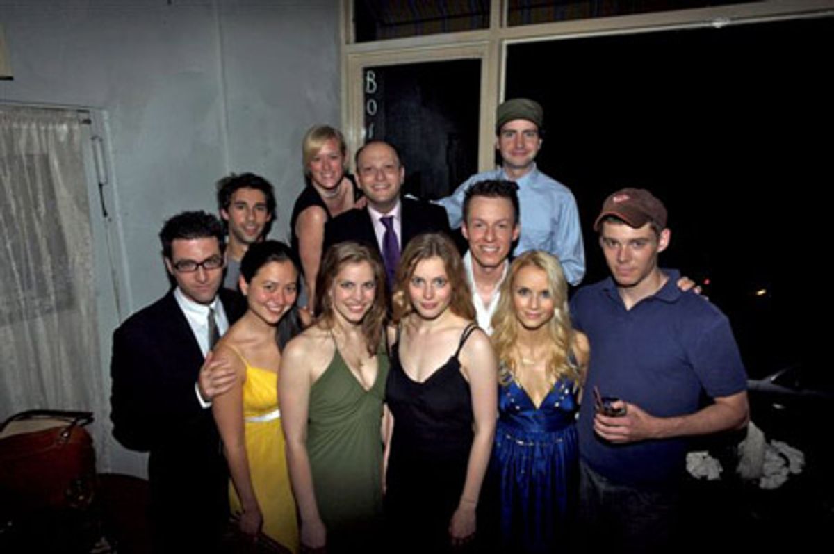 Cast and producing team of Size Zero at 