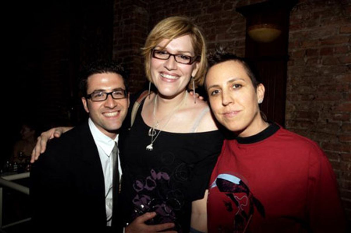 Ben Rimaower, Our Lady J (Jonnah Speidel) and Barb Morrison at 