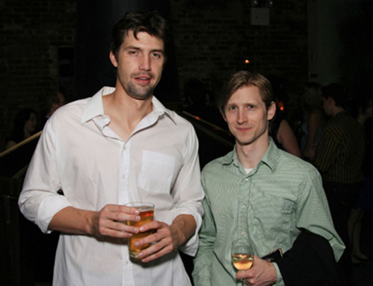 Cast members Tug Coker and Jeremy Beck at 