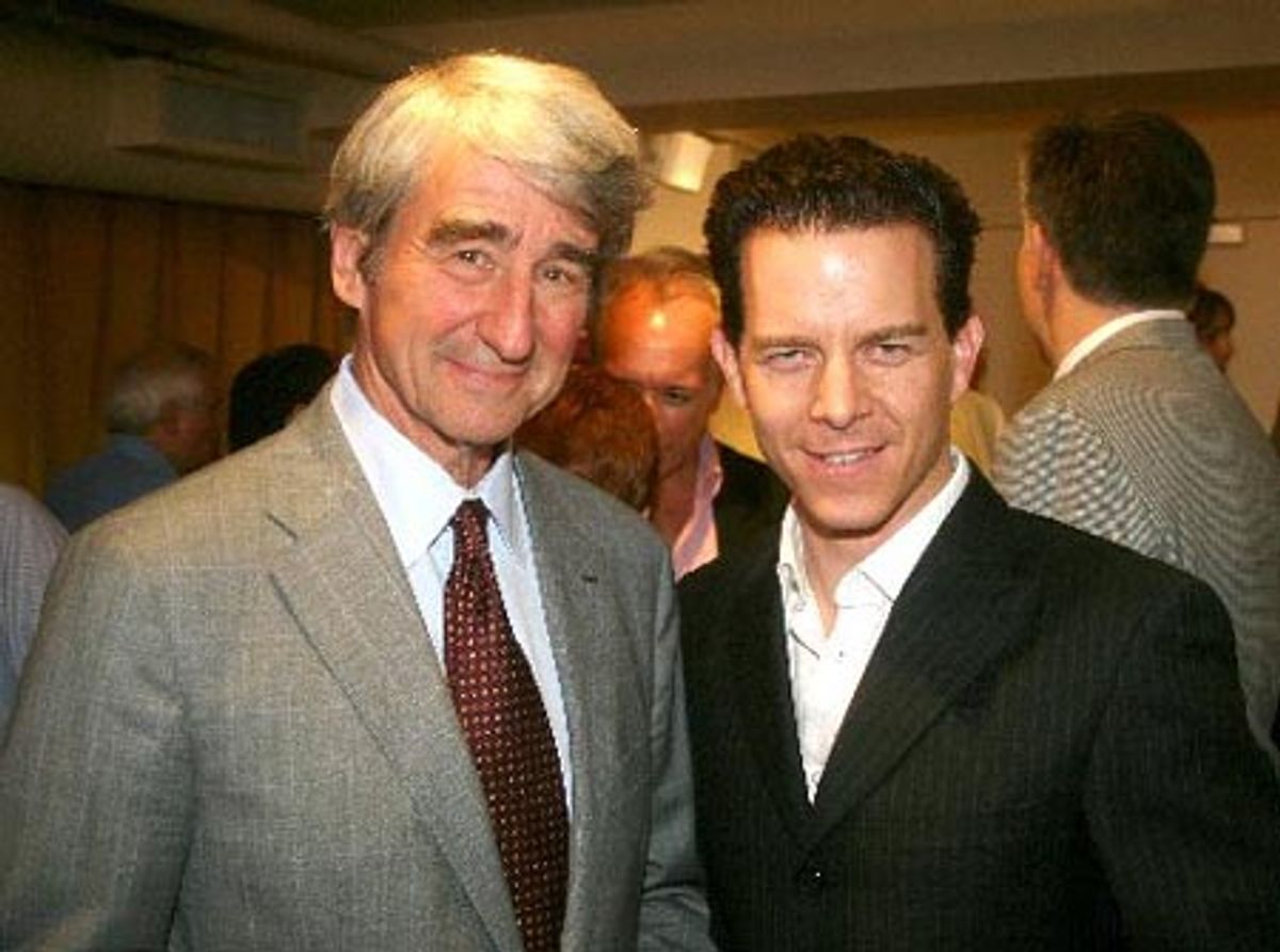 Sam Waterston and Christian Hoff at Orbach Rechristening at Snapple Center