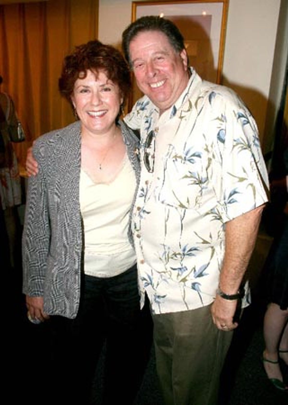 Judy Kaye and David Green at Orbach Rechristening at Snapple Center