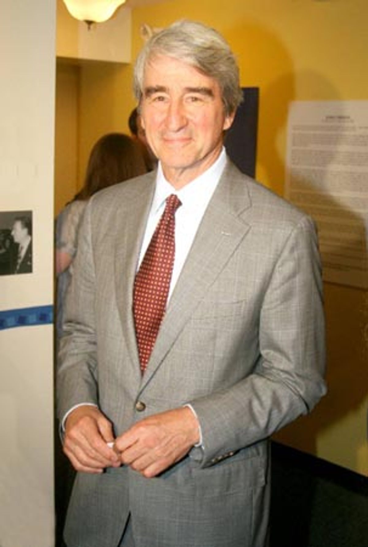 Sam Waterston at Orbach Rechristening at Snapple Center