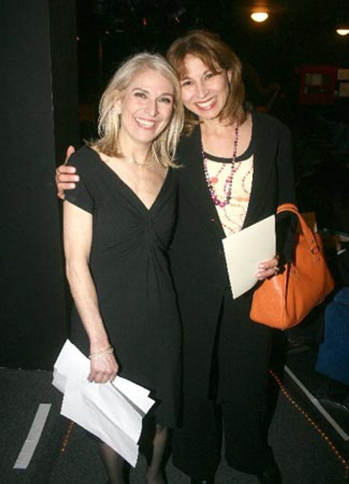 Catherine Russell and Valerie Smaldone at Orbach Rechristening at Snapple Center