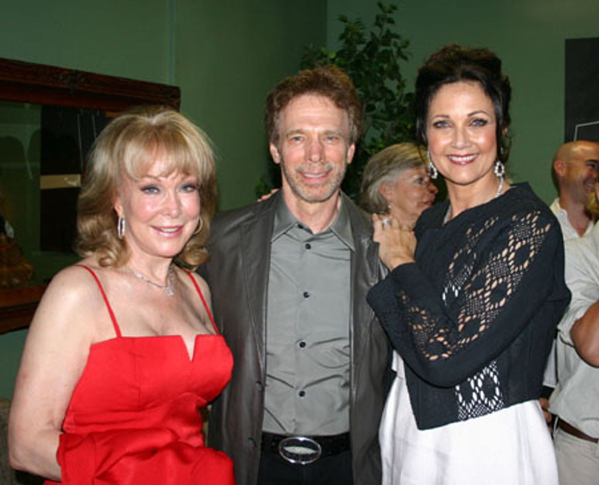 Barbara Eden, Jerry Bruckheimer and Lynda Carter at 