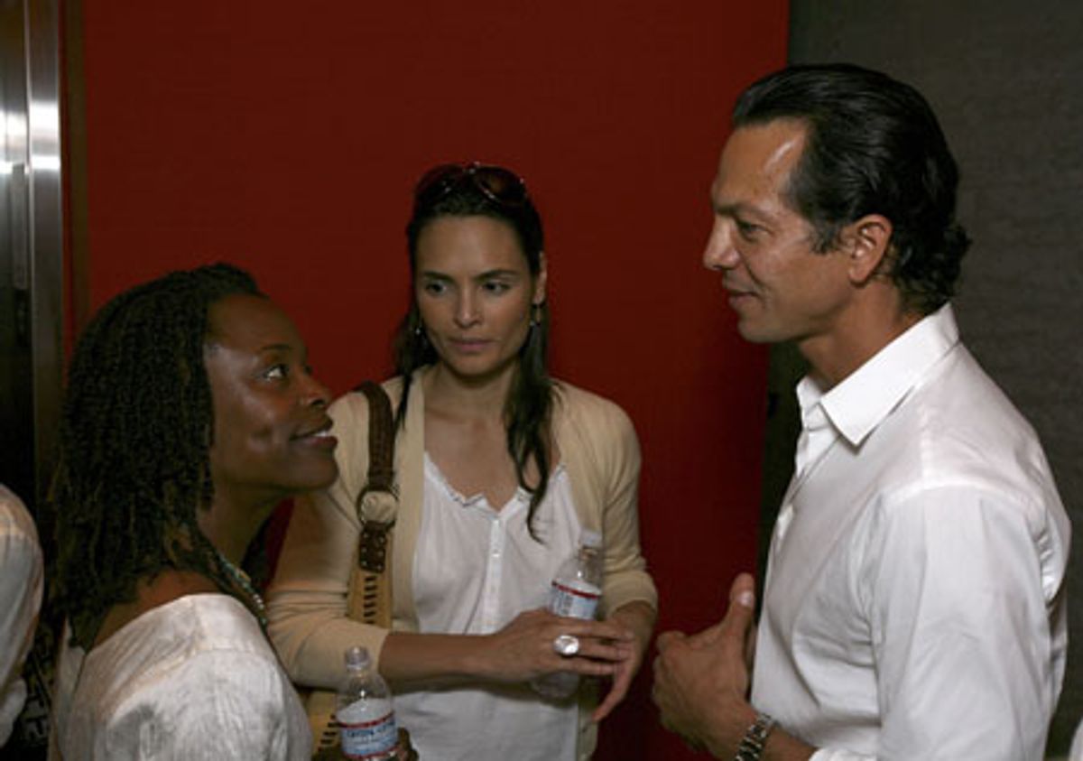 Charlayne Woodard, Talisa Soto and Benjamin Bratt at 