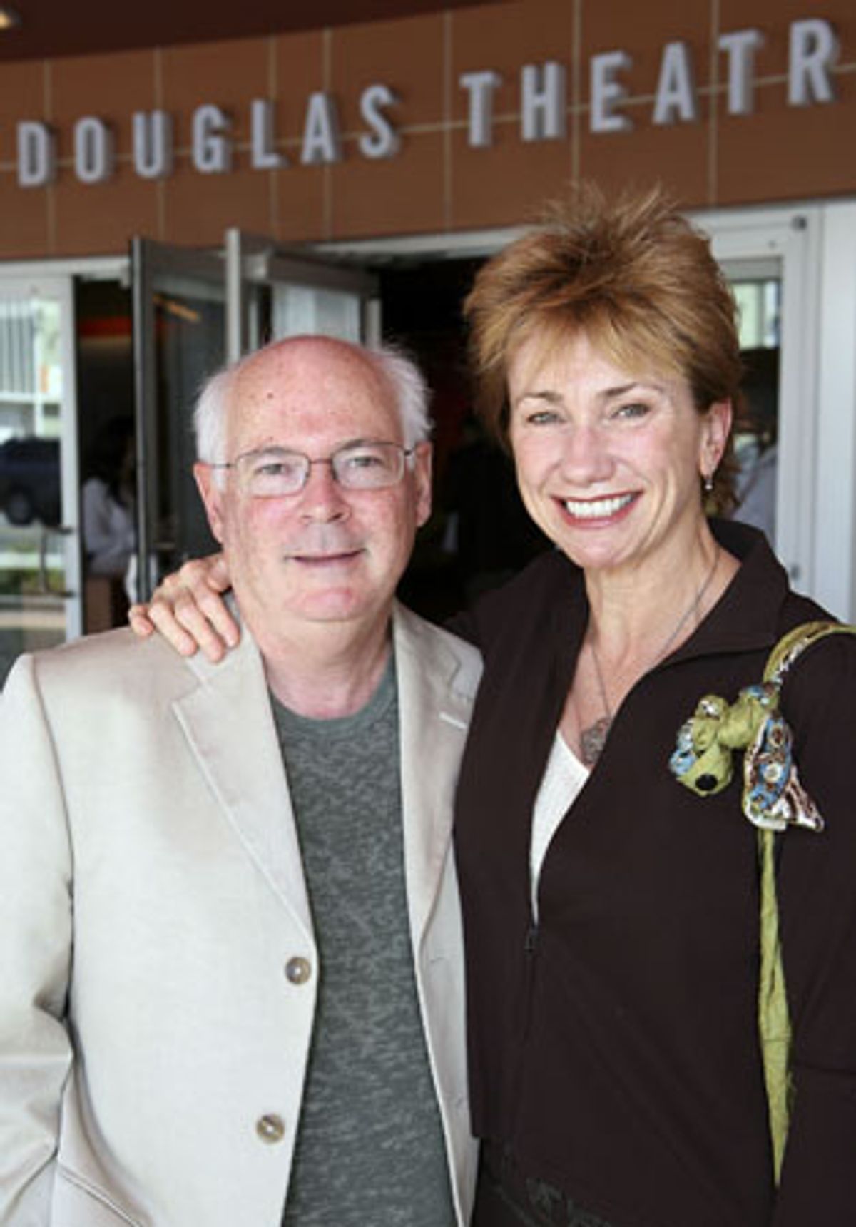 Director Michael Pressman and Kathy Baker at 