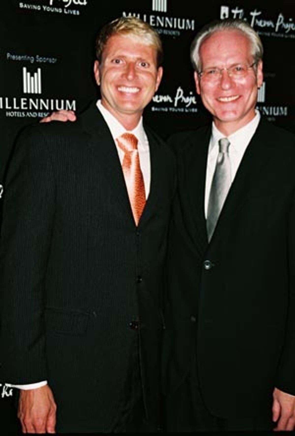 Charles Robbins and Tim Gunn (Bravo's Project Runway) at 