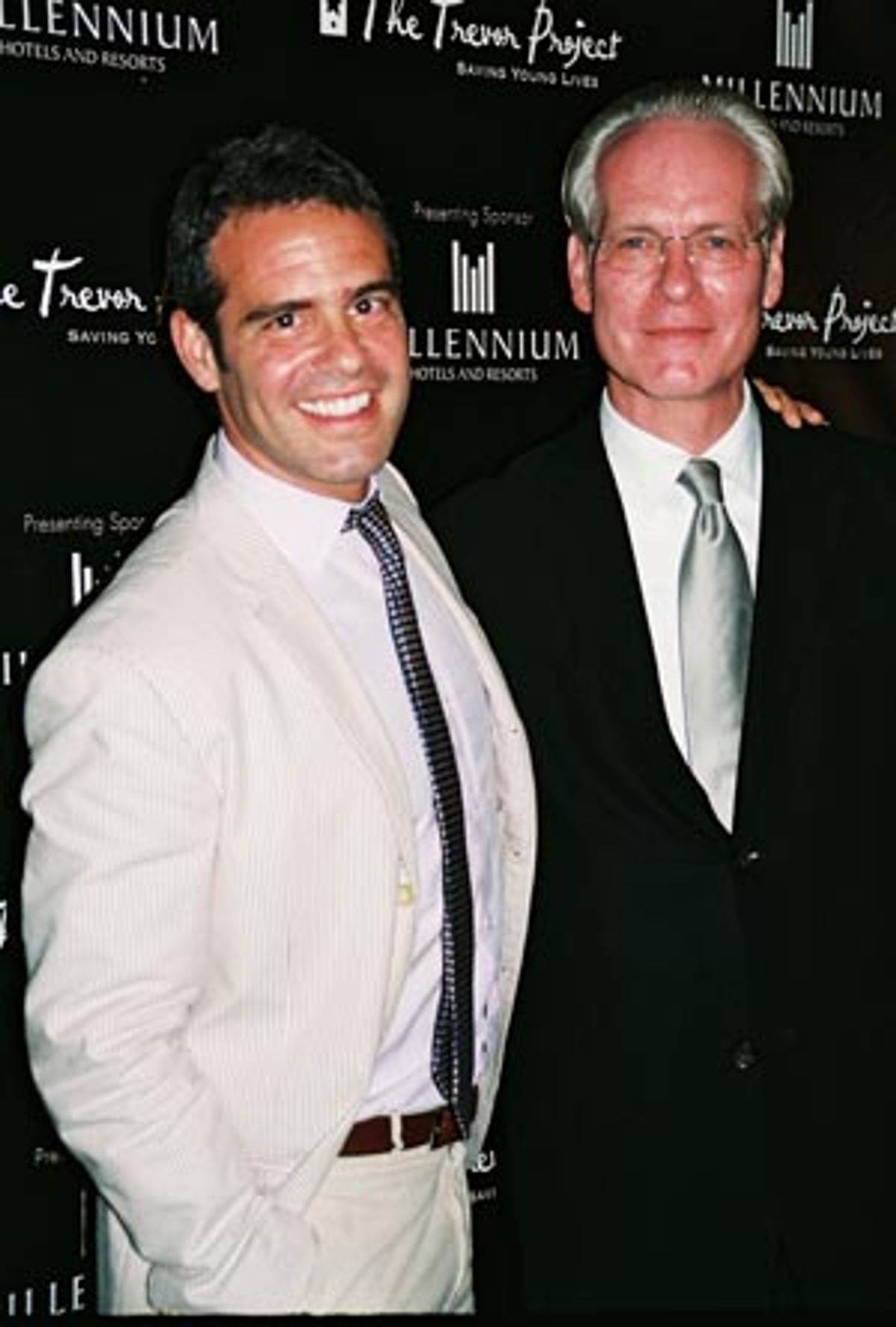 Andy Cohen and Tim Gunn at 