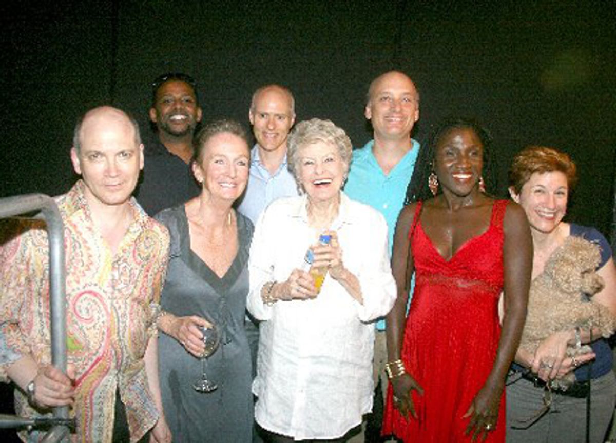 Cast members past and present at 