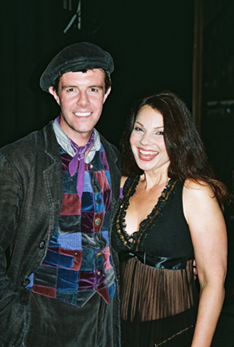 Photos: Fran Drescher Visits Mary Poppins — photo 4 of 7