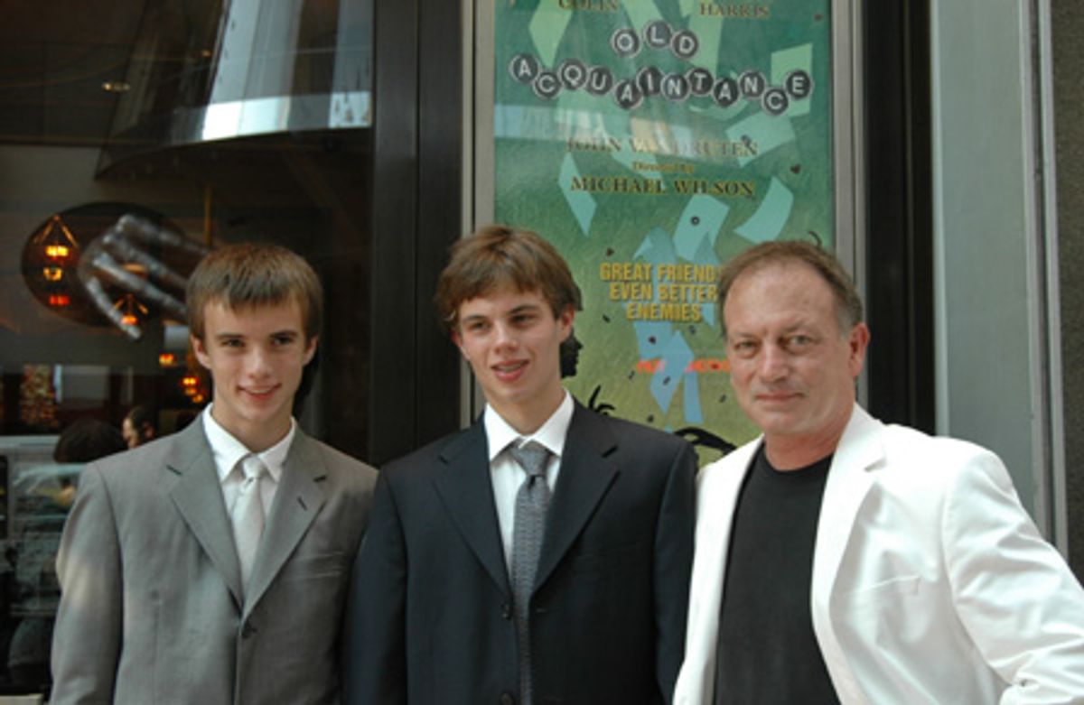 The family of Margaret Colin- Joe Deas, Sam Deas and Justin Deas ('The Guiding Light') at 