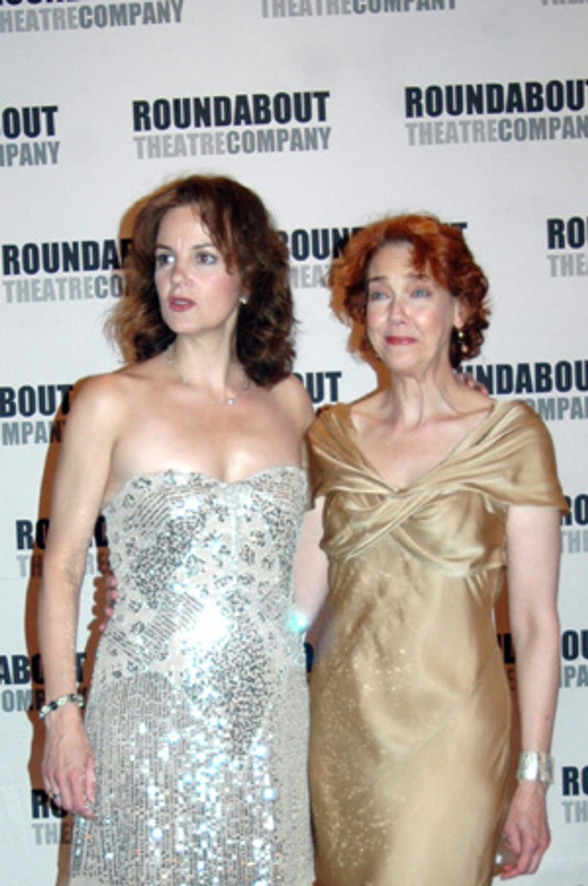 Margaret Colin and Harriet Harris at 