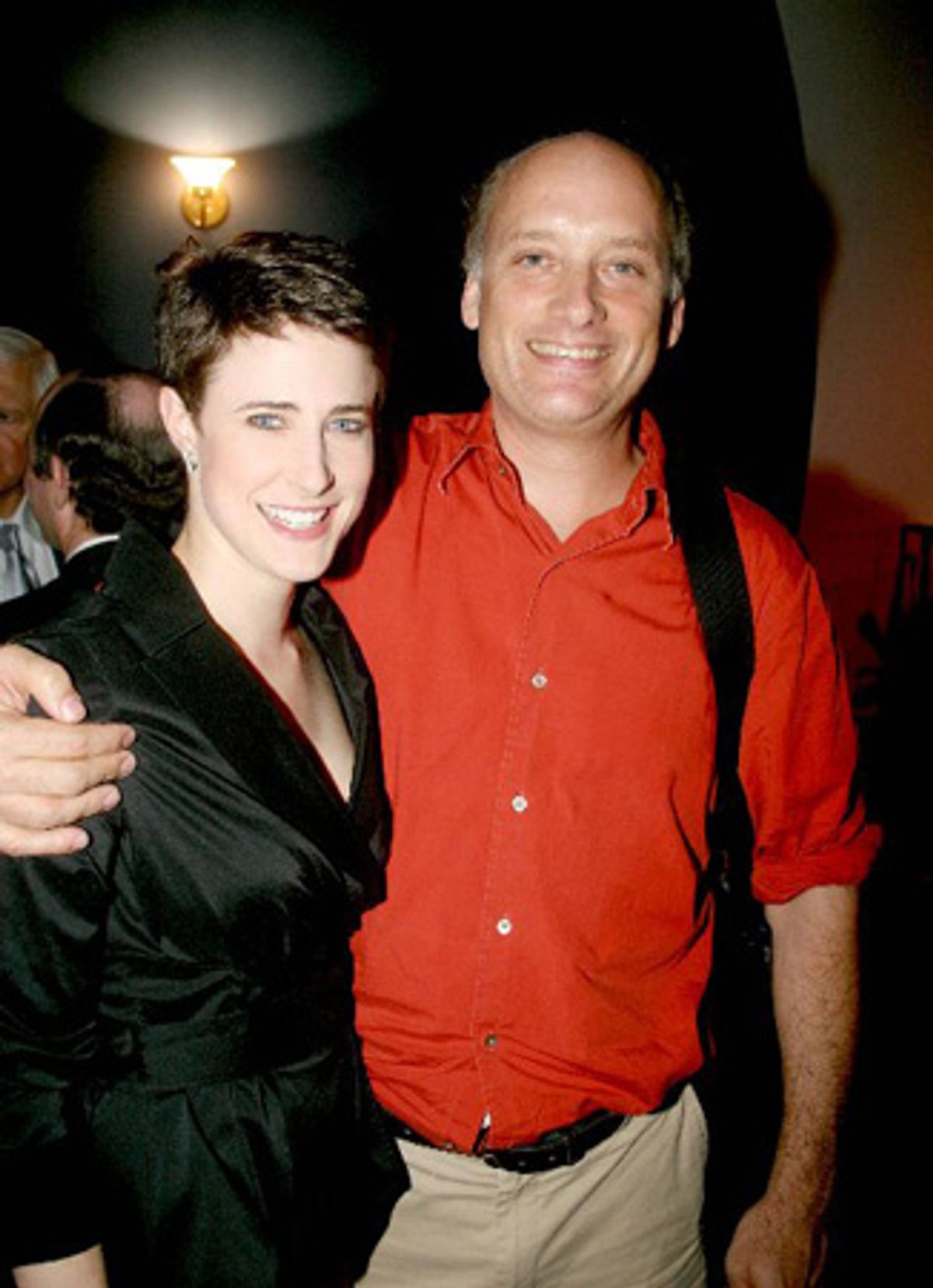 Xanthe Elbrick and Frank Wood at 