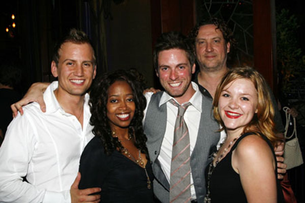 Chris Isaacson, Jennifer Leigh Warren, Trapper Felides, Michael Sherwood and Audra Mae at 