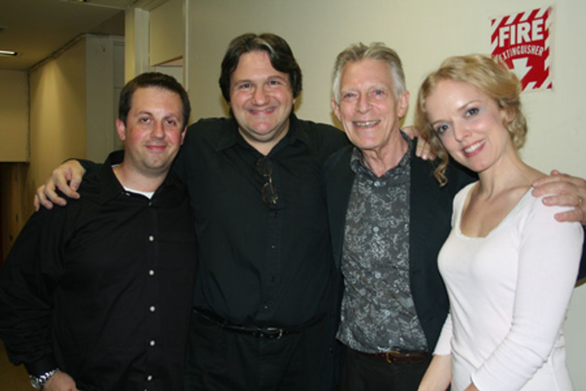 Jay Mack (Percussion), James Bassi (Piano), Michael Montel and Nancy Anderson at 