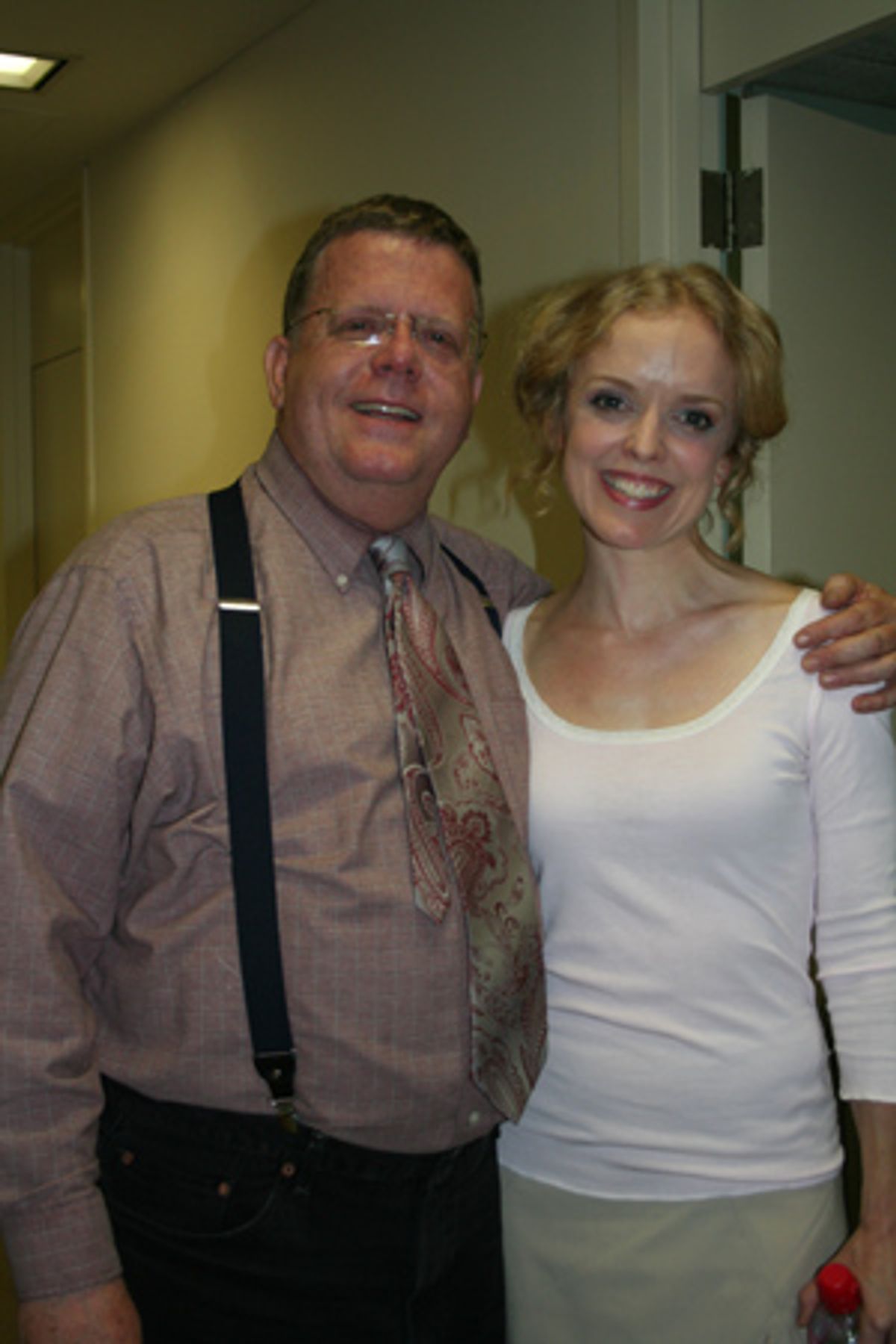 James Morgan (The York Theatre's Producing Artistic Director) and Nancy Anderson (Victoria) at 