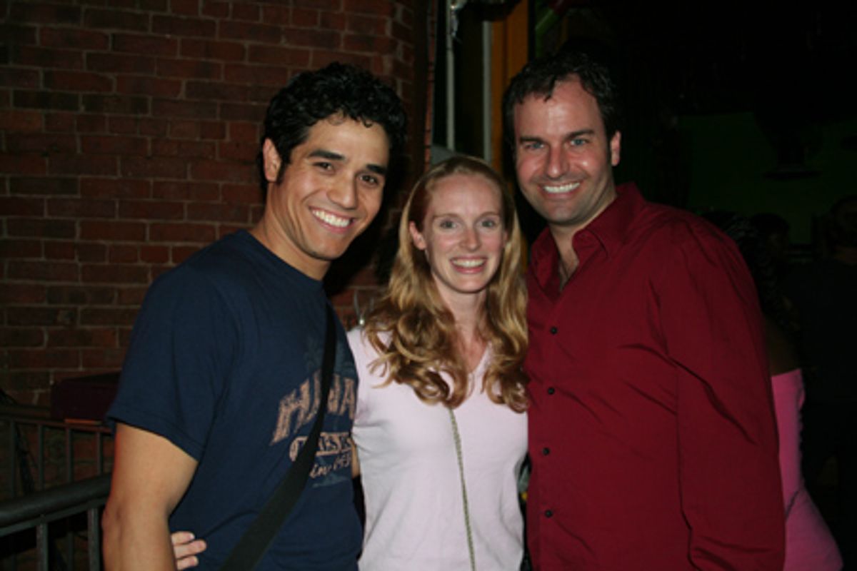 Adam Jacobs (Les Miz), Kelly Kohnert and Mark Sanders at 