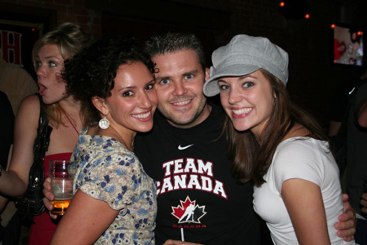 Natalie Hill, Robert Creighton and Laura Osnes at 