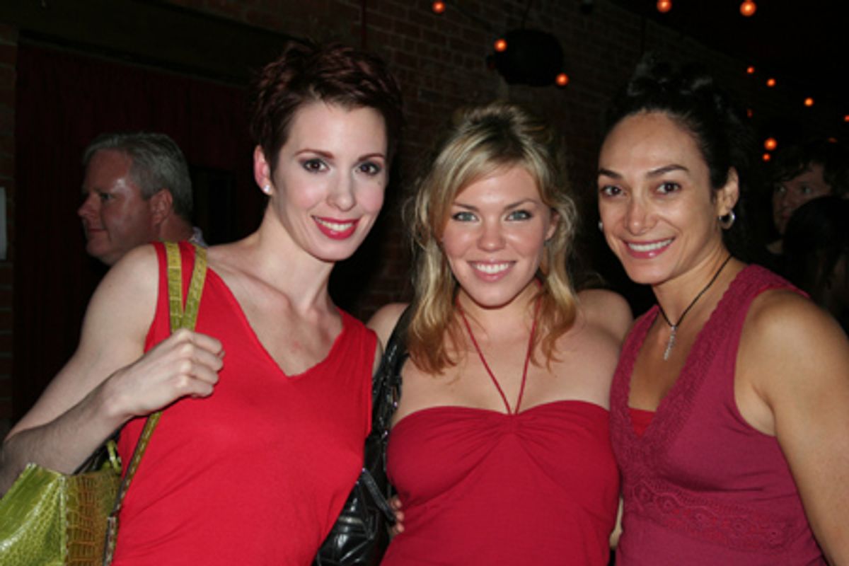 Melissa Rae Mahon, Robyn Hurder and Gabriella Garcia at 