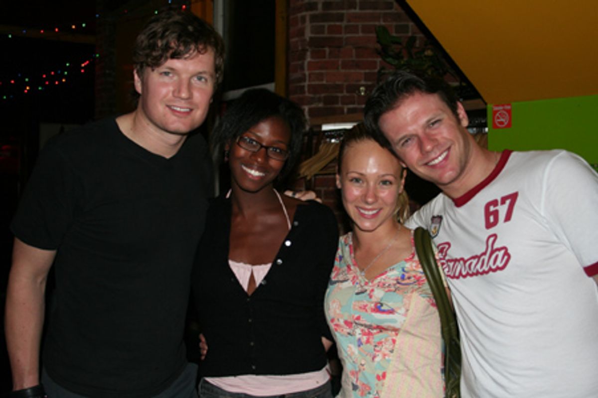 Ryan Link, Rachael McLaren, Alanna Chisholmd and Nicolas Dromard (Mary Poppins) at 