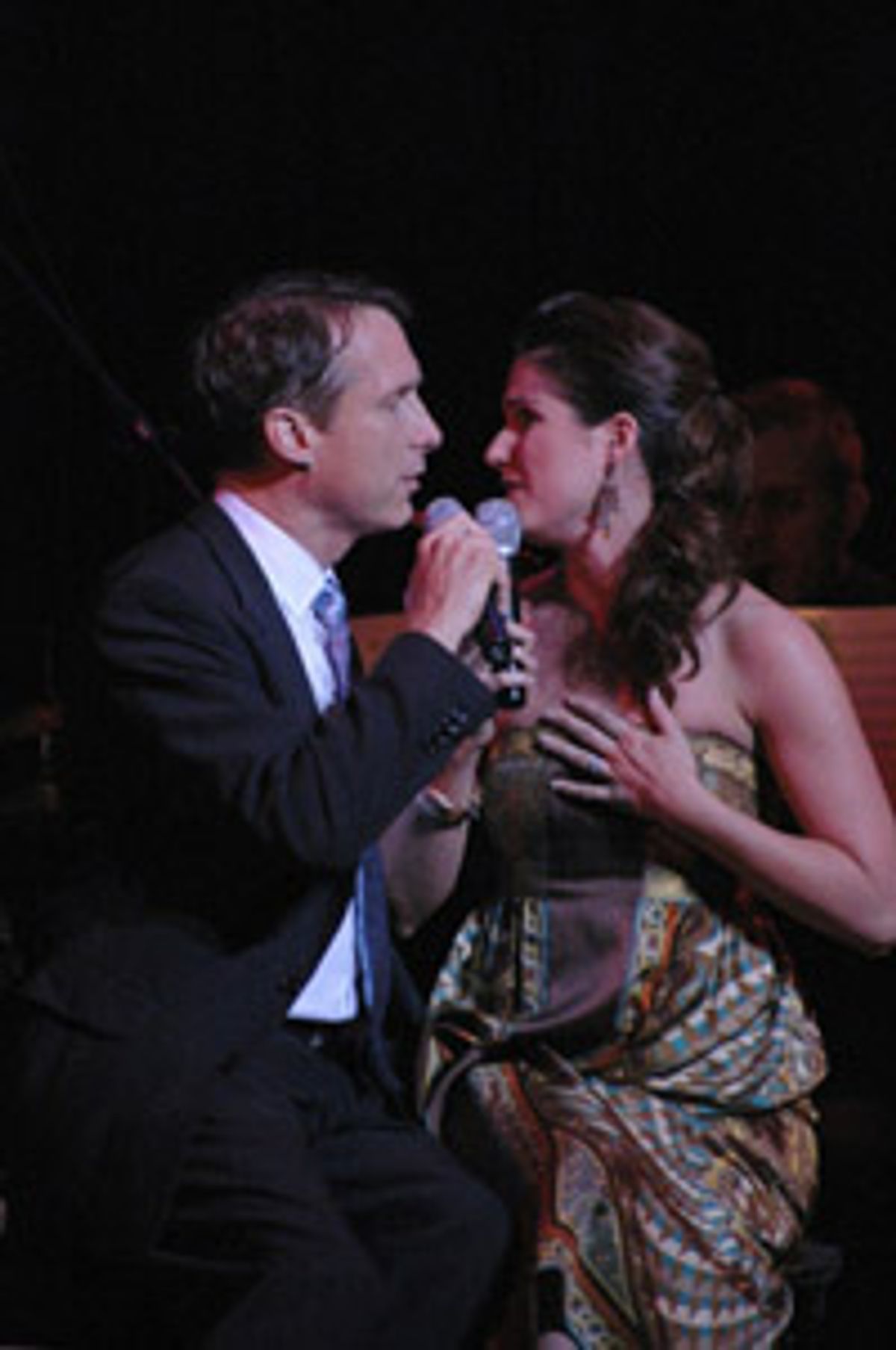 Gregg Edelman and Stephanie J. Block at 