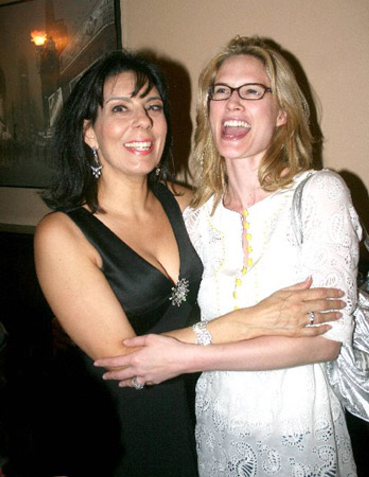 Christine Pedi and Stephanie March at 