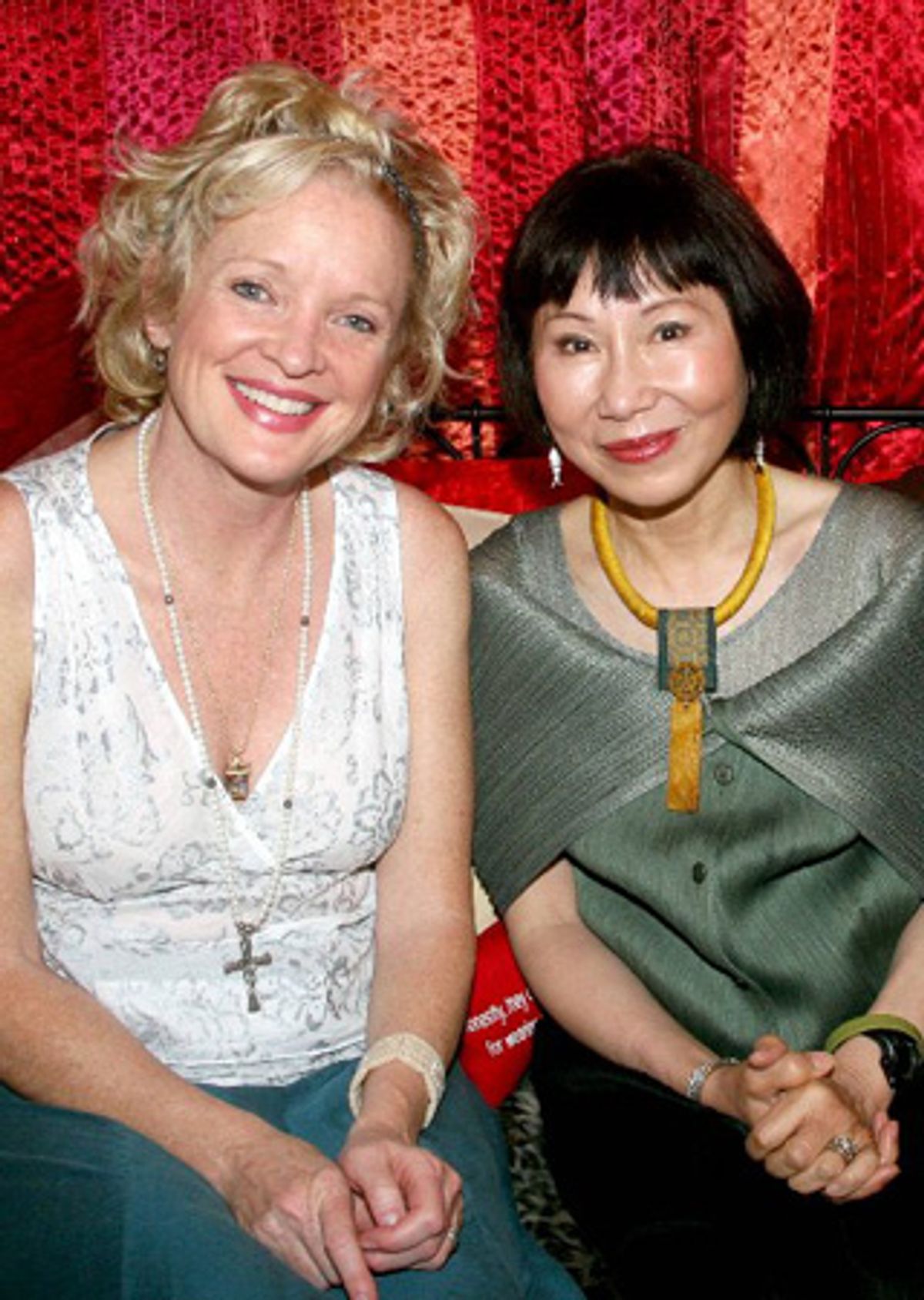 Christine Ebersole and Amy Tan at 