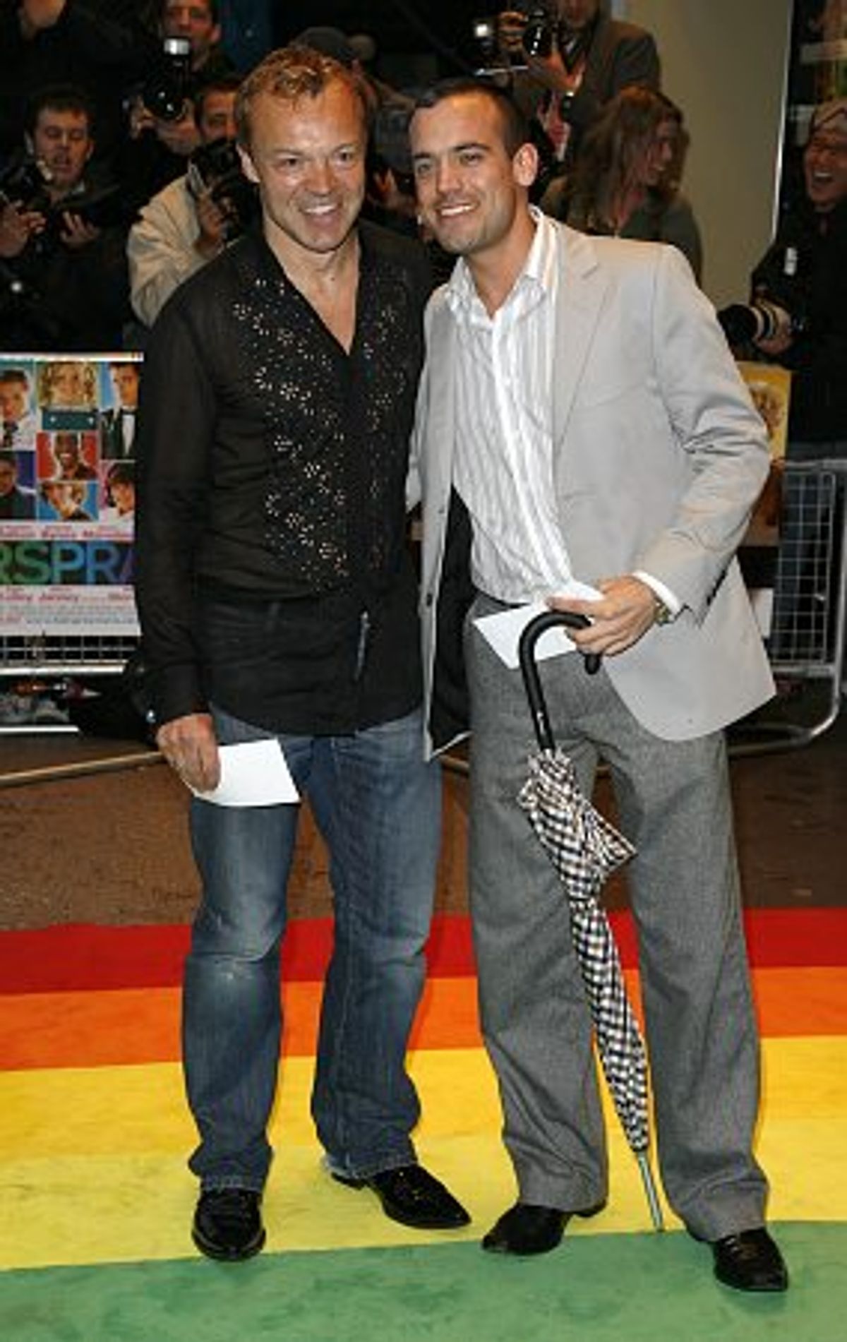 Graham Norton and partner at 