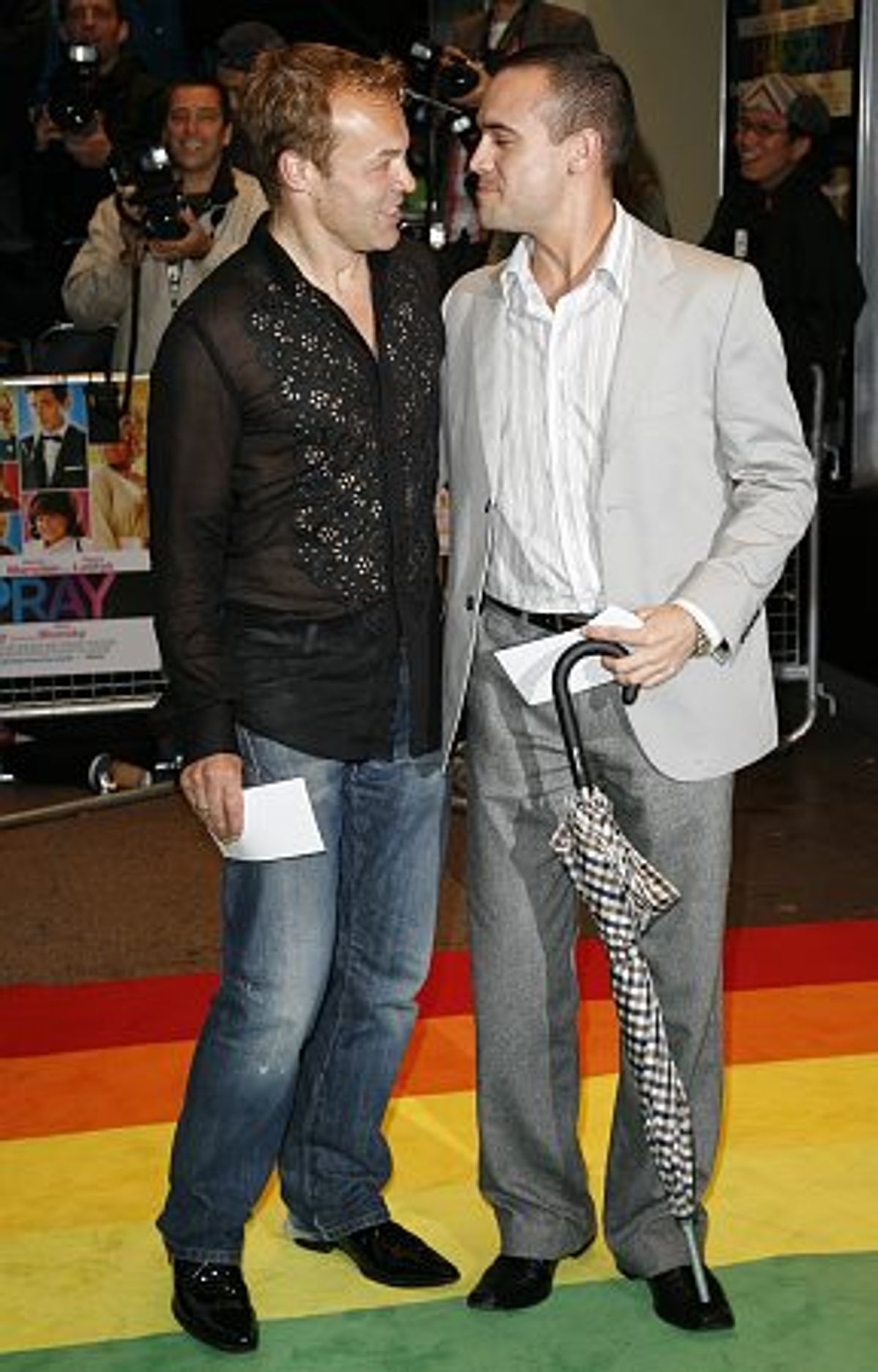 Graham Norton and partner at 