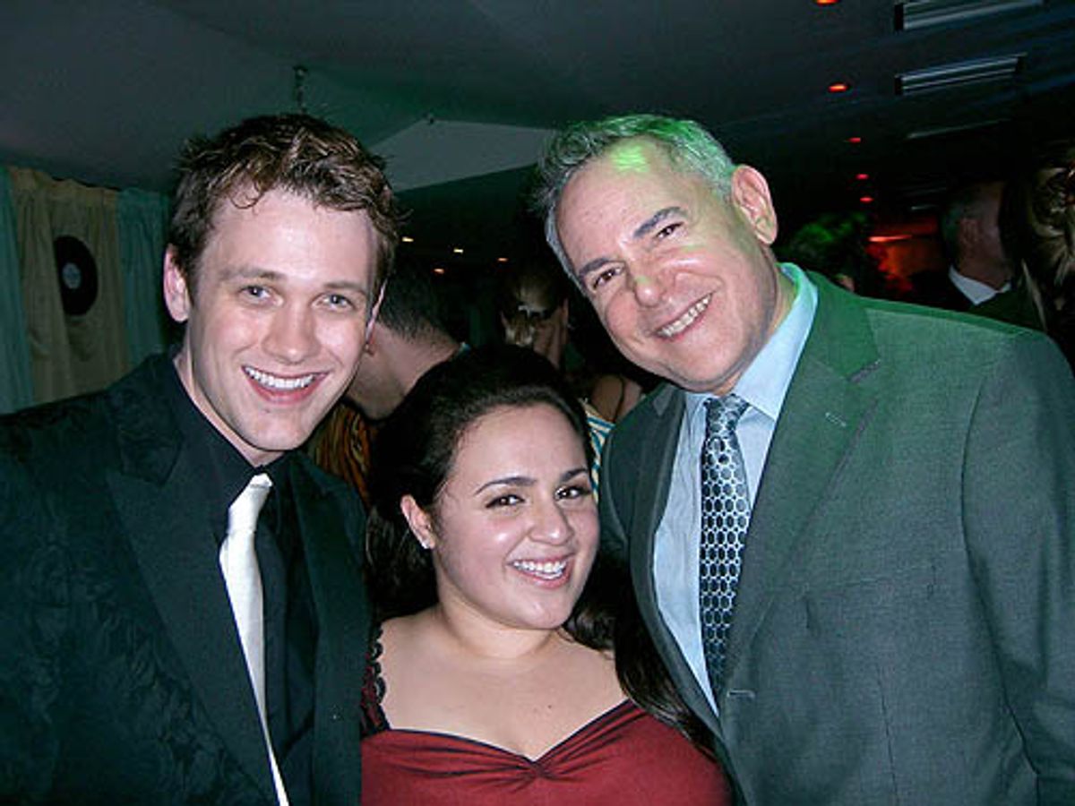 Michael Arden, Nikki Blonsky and Producer Craig Zadan
 at 