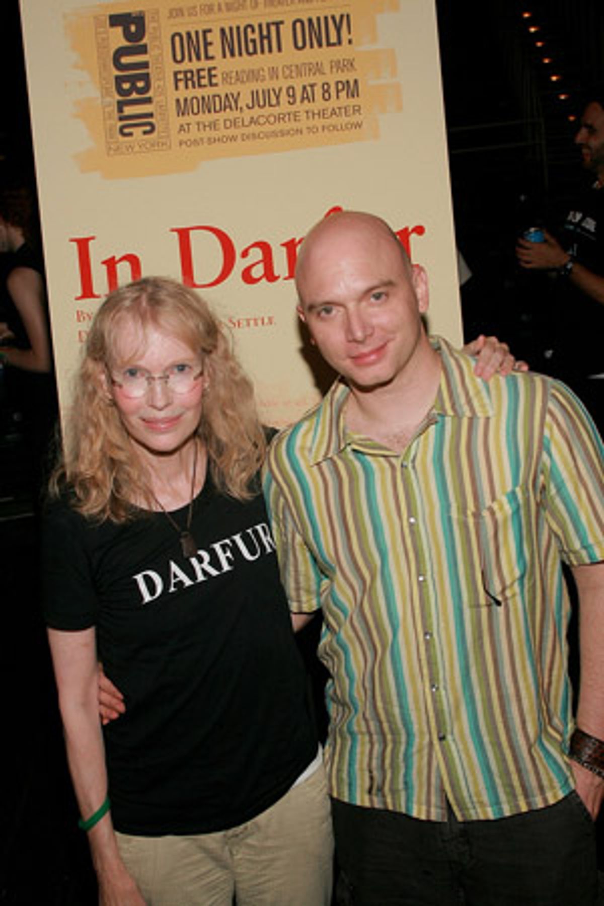 Mia Farrow and Michael Cerveris at 