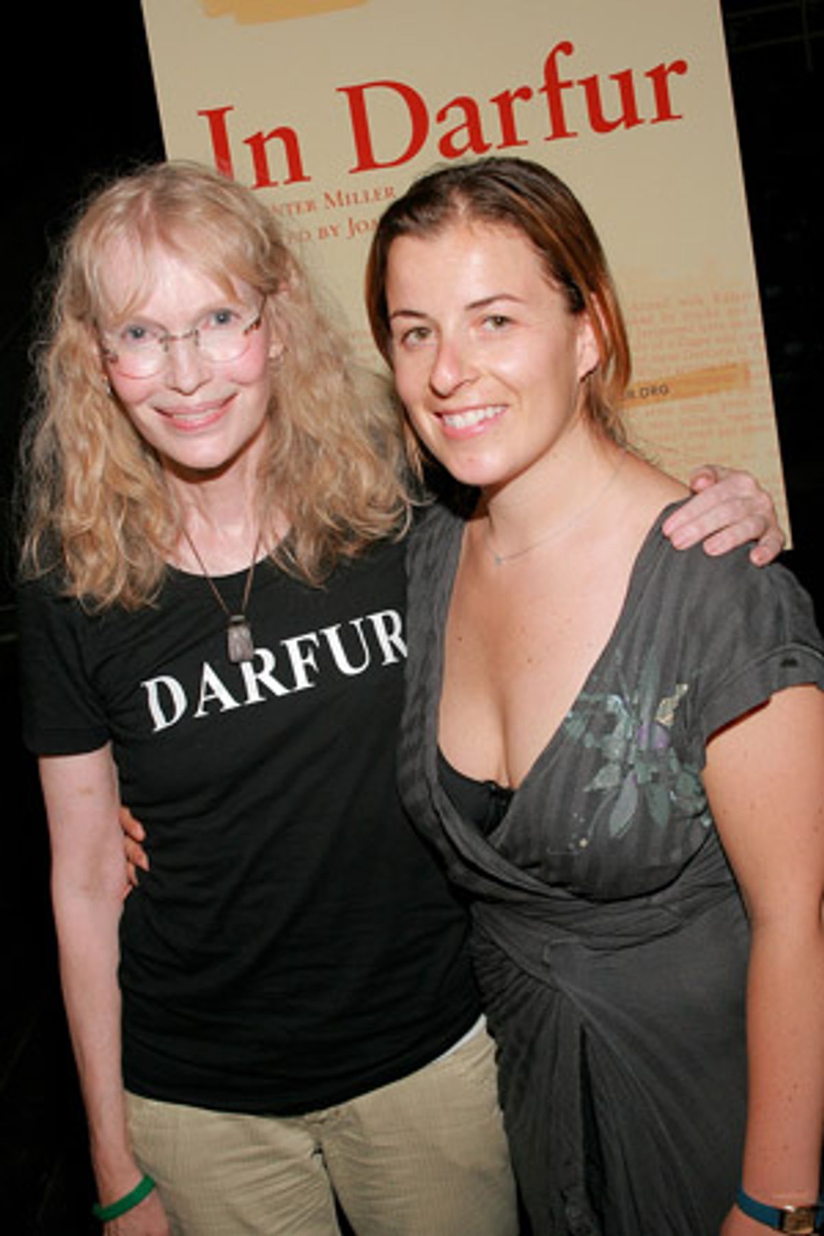 Mia Farrow and Winter Miller at 