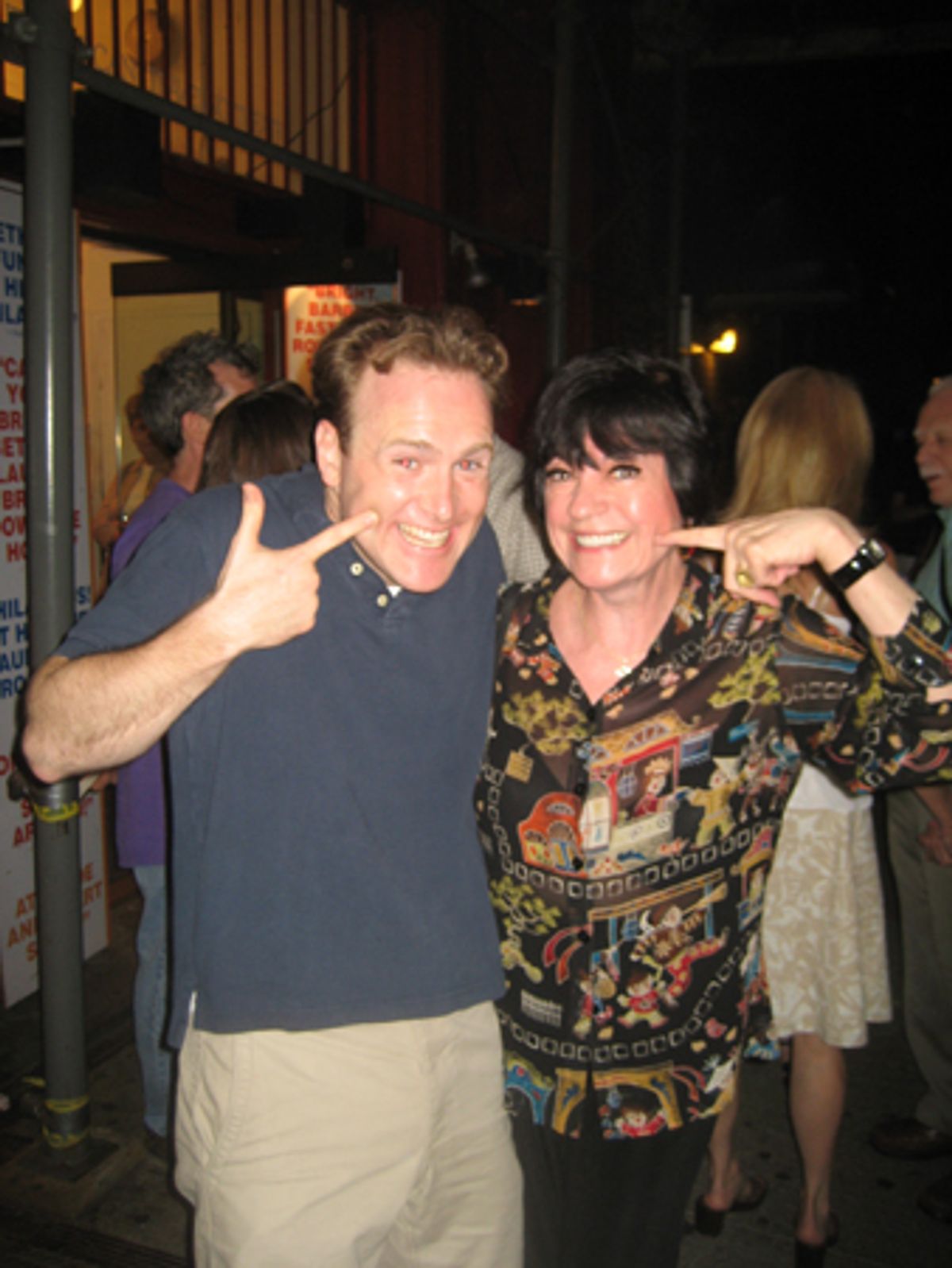 Jared Bradshaw and JoAnne Worley at 