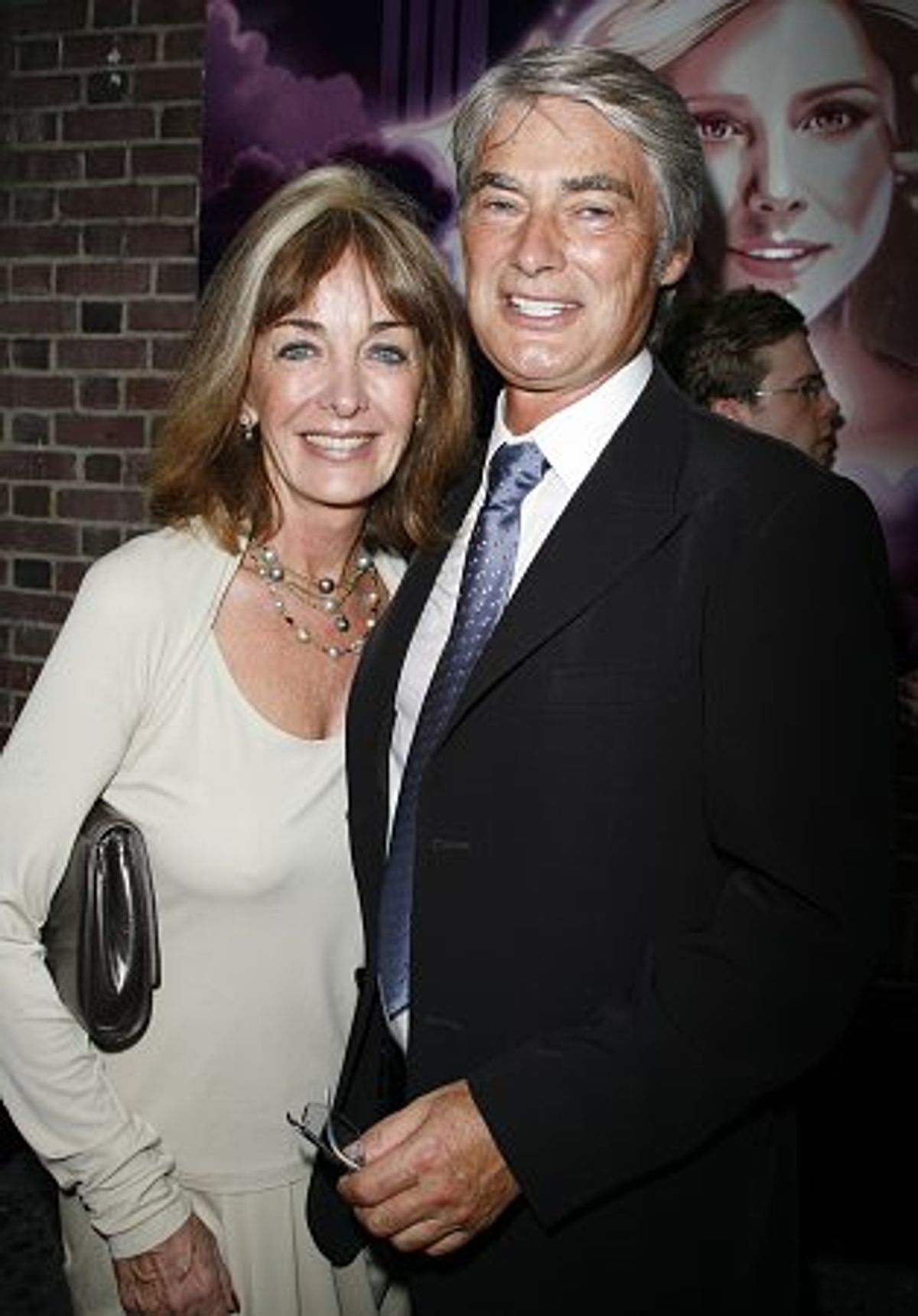 John Farrar and wife Pat Carroll at 