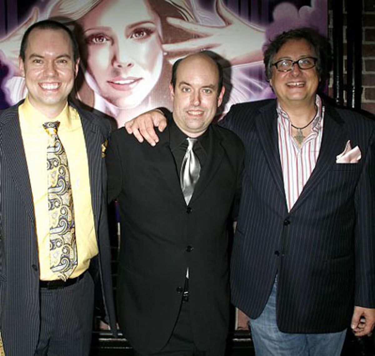 Dan Knetchges, Christopher Ashley and Douglas Carter Beane at 