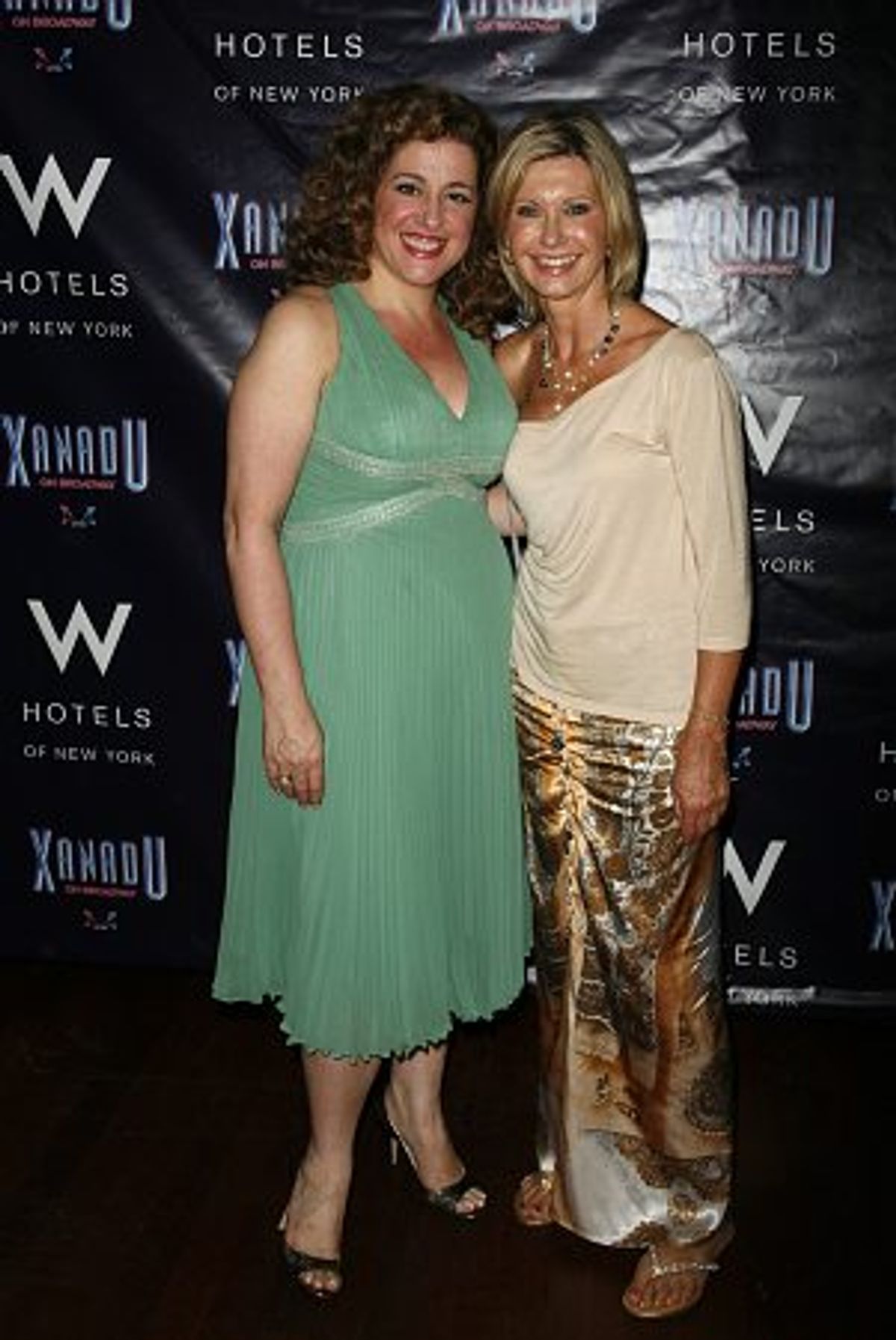 Mary Testa and Olivia Newton-John at 